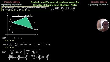 CENTROIDS and MOMENT of INERTIA of AREAS for SLOW ENG