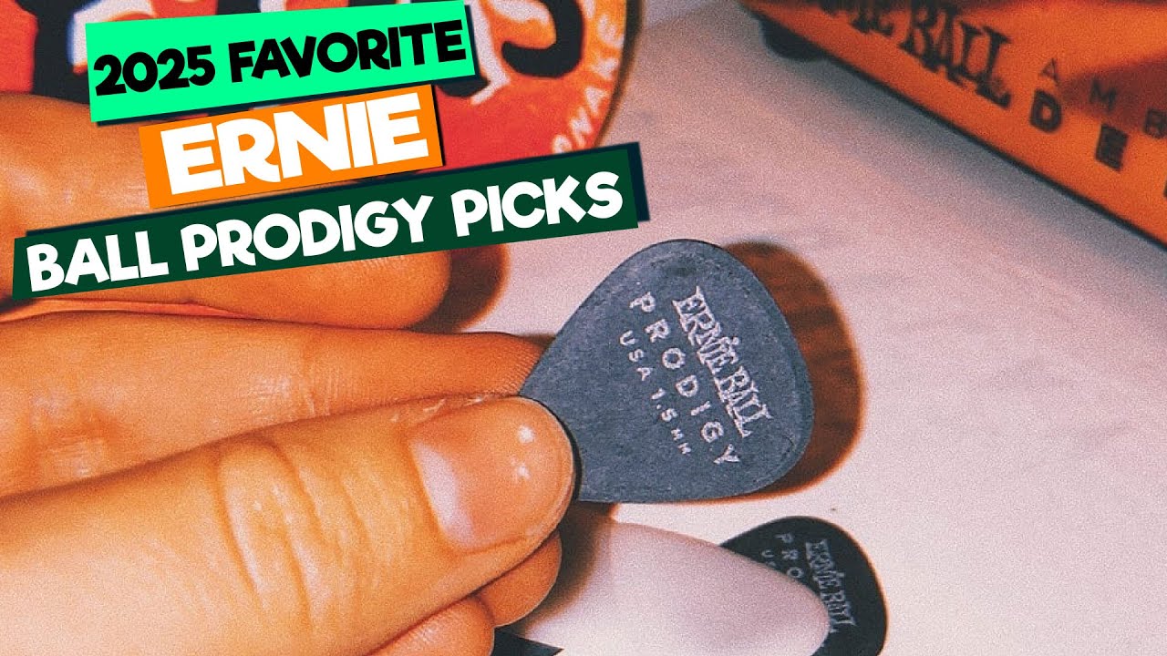 Обзор медиаторов Ernie Ball Prodigy: лучший медиатор для скорости и артикуляции? (Тест на точность!)