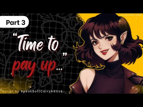 Vampire Holds You to Your Bargain (Part 3) [F4A]💕[teasing] [some binaural elements]
