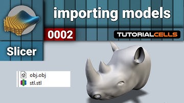 0002. importing 3d models in slicer