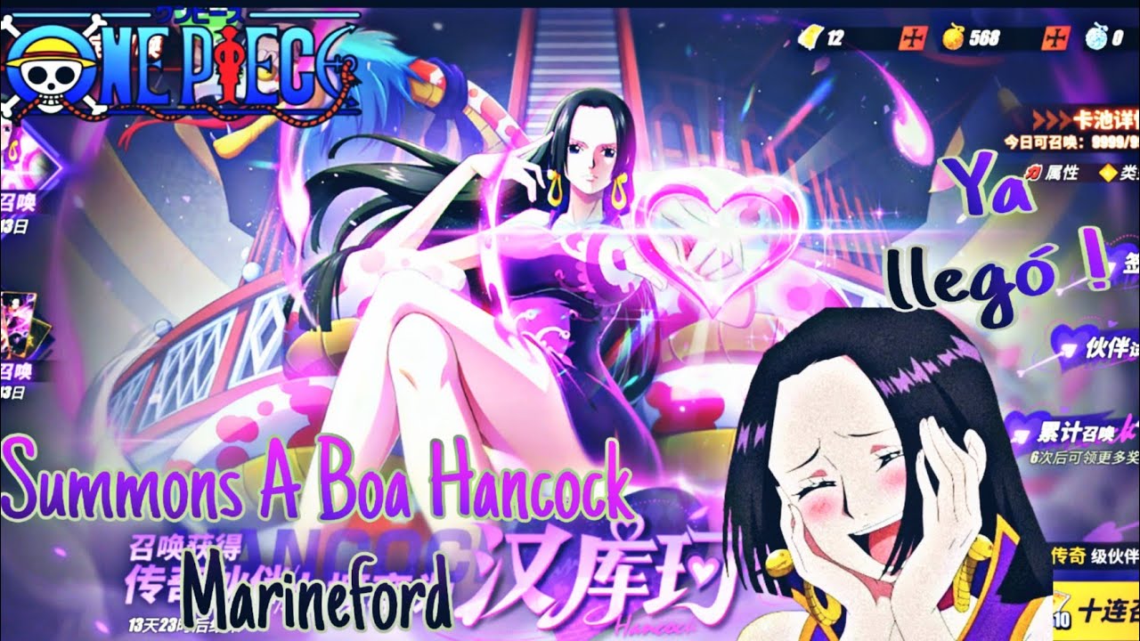 Summons A Boa Hancock Marineford Clase SS Personaje Meta One Piece