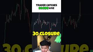 Trader catches 90 pips live