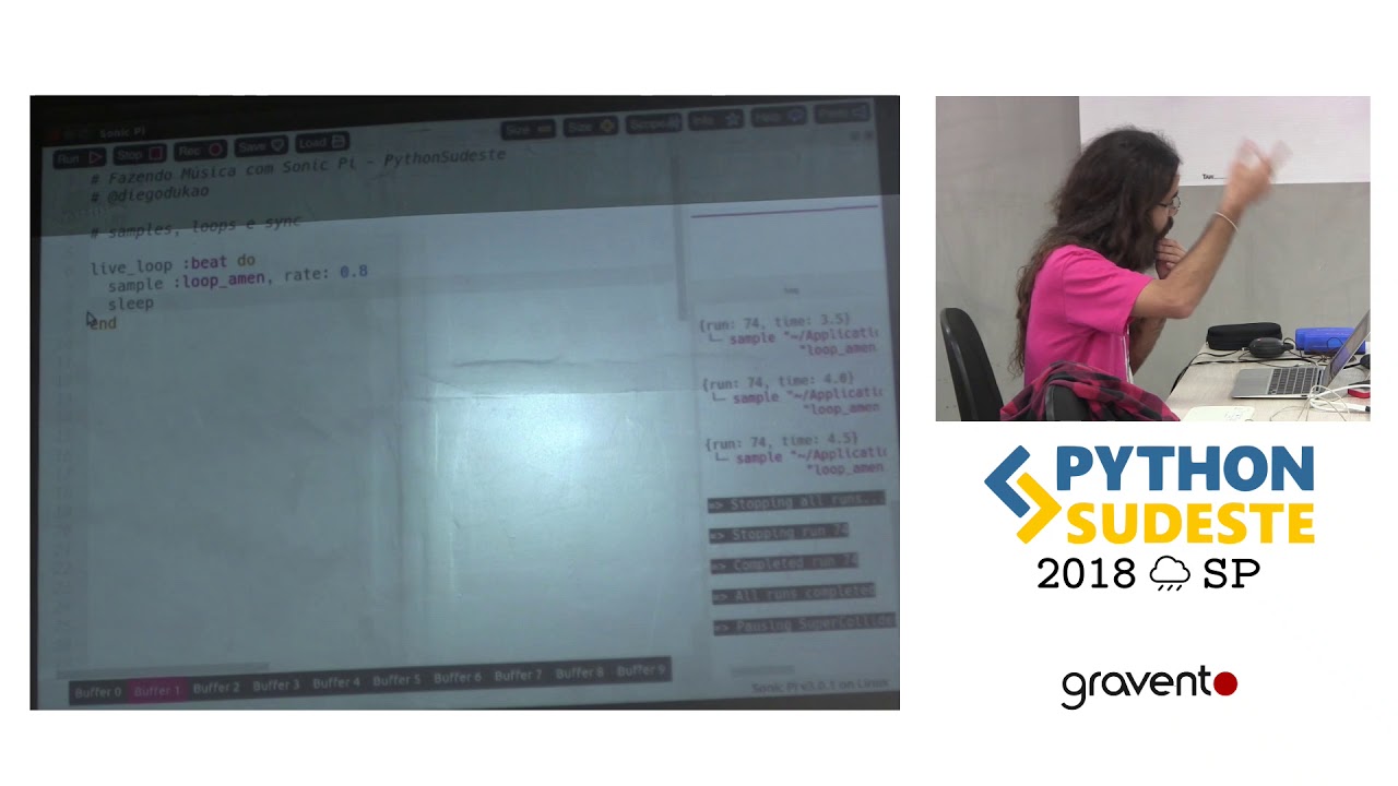 Image from [PySE 2018] Fazendo Música com Sonic Pi