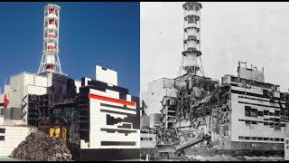 Макет Чернобыльской АЭС из картона и бумаги. (2017 ver. 2)