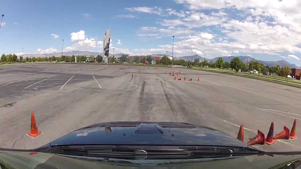 Evo X Utah SCCA Autocross 9/3/2012 Maverick Center YouTube