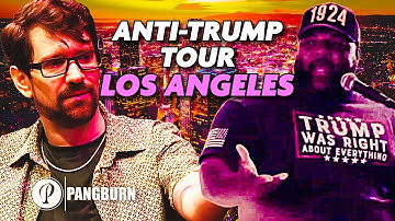 The Anti-Trump Tour #5 Los Angeles | Destiny vs MAGA Trump Supporters - Democrats vs Republicans