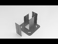 Dxf files for Diy Square Post Base Welding Project, Cnc Laser Plasma Files for cutting