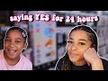 Only Saying YES To My Little Sister For 24 Hours | Azlia Williams