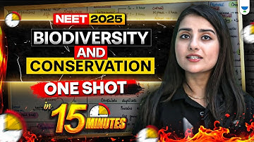 🌱 Biodiversity & Conservation One Shot in 10 Minutes ⚡ | NEET 2025 🔥 Seep Pahuja #seeppahuja #neet