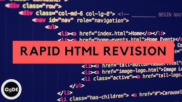 Rapid HTML Revision | Important HTML tags | Web Development Revision | Beginners