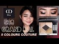 NEW DIOR 5 COULEURS COUTURE EYESHADOW 2020 COLLECTION 539 GRAND BAL | 2 LOOKS SOFT AND INTENSE  ♡