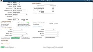 Creating the Procurement Contract