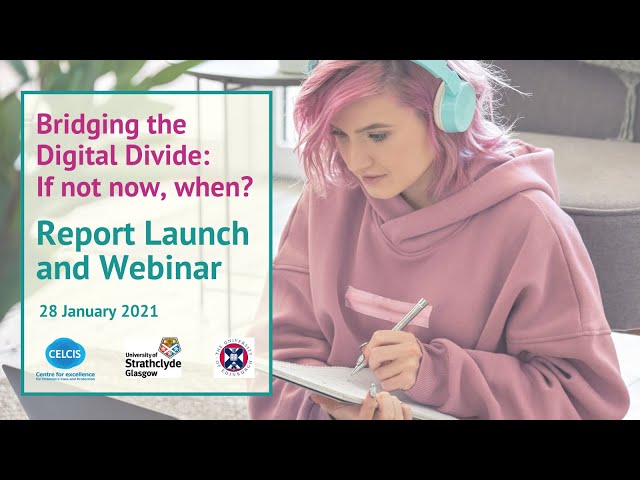 Watch The digital divide | The impact on the rights of care leavers in Scotland. Report and webinar on YouTube.