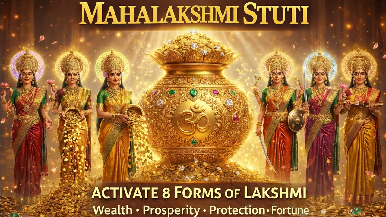 MAHALAKSHMI STUTI Ashta Lakshmi for Abundance & Fortune Listen Daily to Attract Wealth & Prosperity