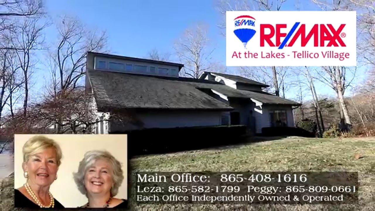 Tellico Lake lakefront home for sale at 115 Saligugi Way YouTube
