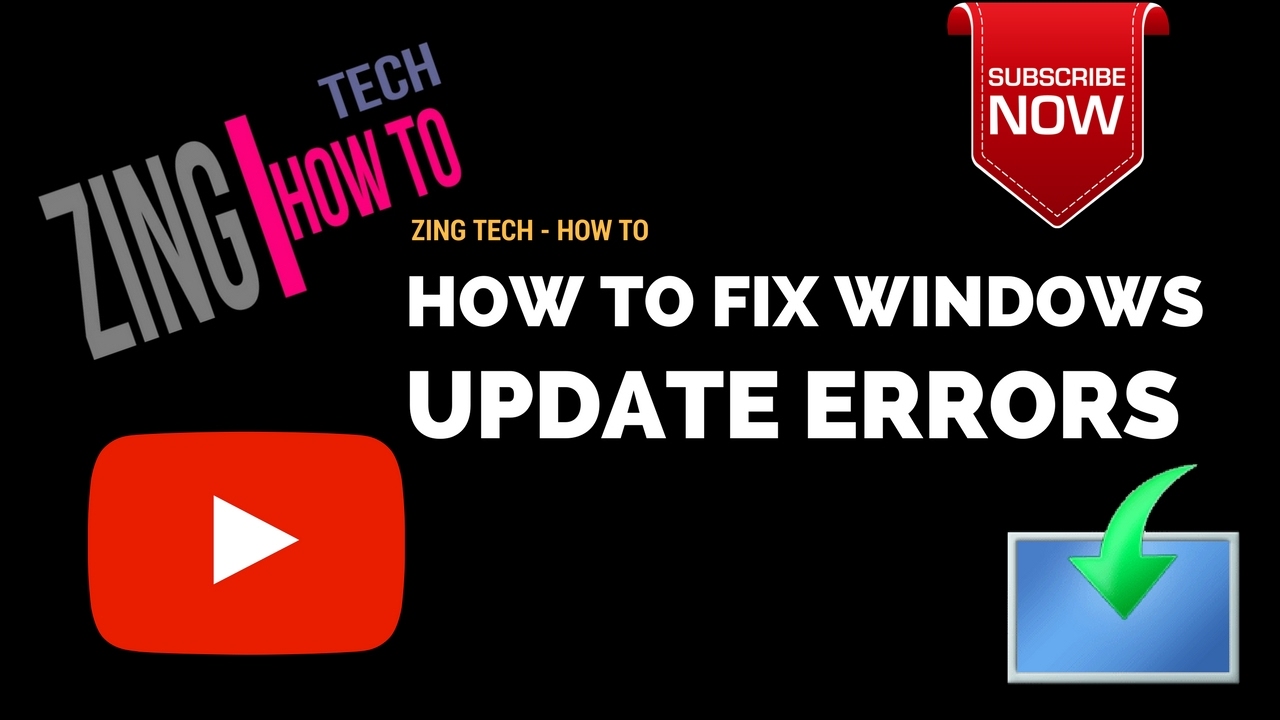 HOW TO FIX WINDOWS UPDATE ERRORS - YouTube