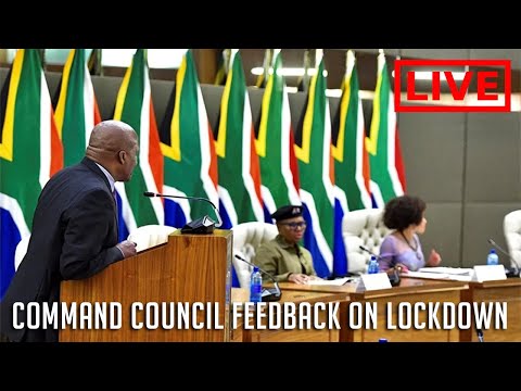 Watch Live | Command Council Feedback on Lockdown | South Africa - Watch Live | Command Council Feedback on Lockdown | South Africa
