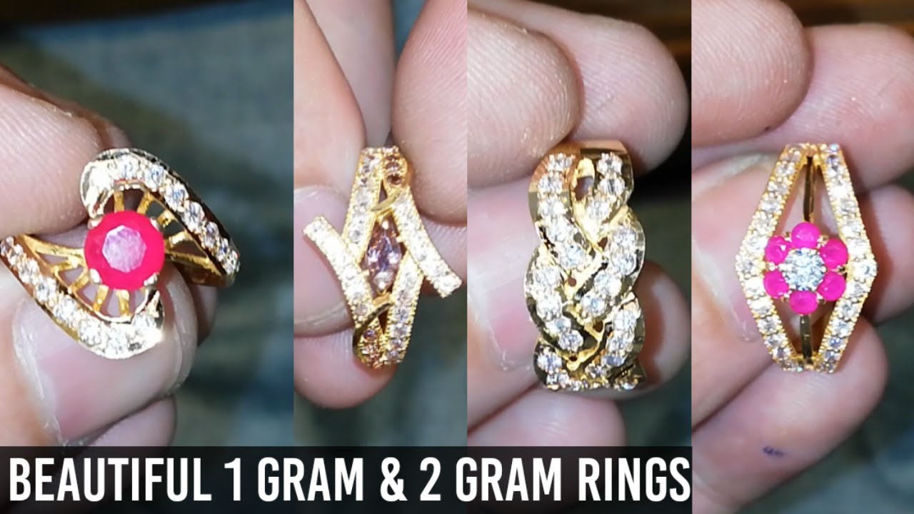 Retailer of 1 gram gold coting rings heavy look design | Jewelxy - 230755
