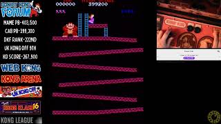 Donkey Kong - New PB on Cab. 571,500