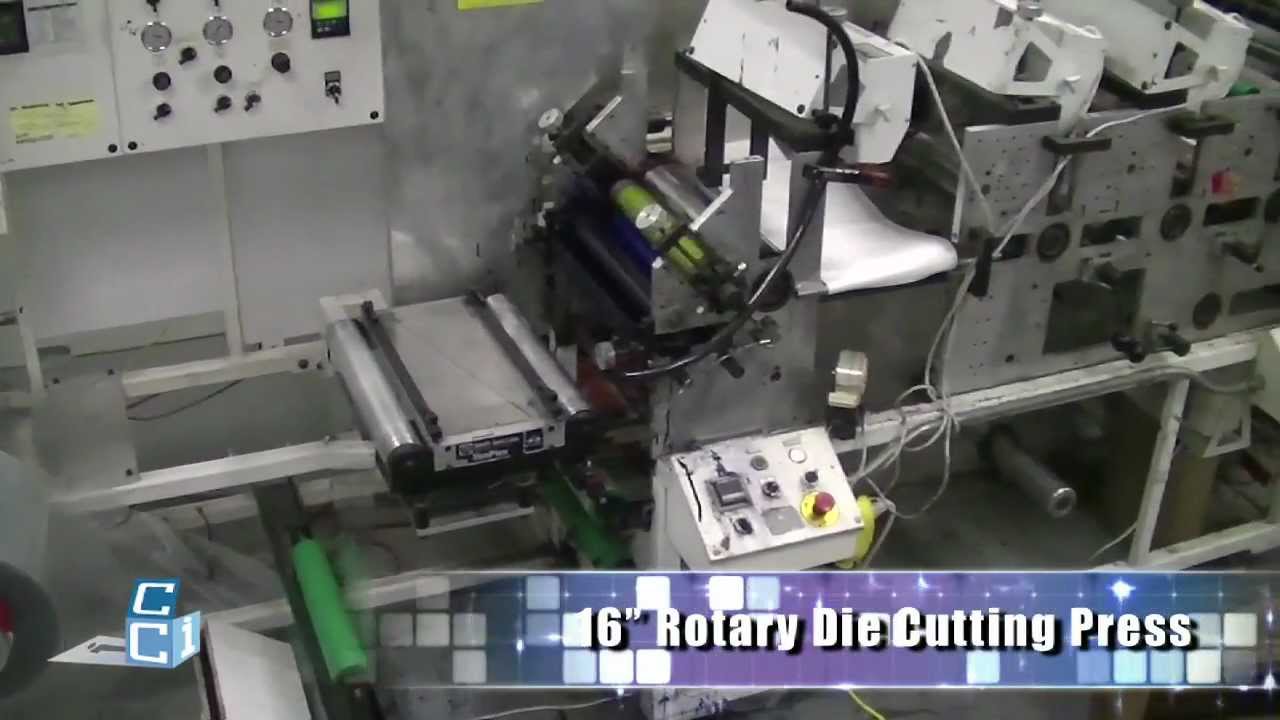 16 in Rotary Die Cutting Press