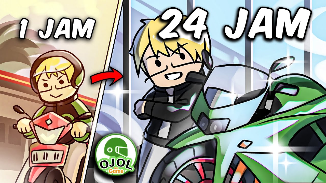 24 JAM jadi DRIVER OJEK ONLINE untuk beli MOTOR IMPIAN!