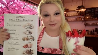 ASMR Spring Morning Café ☕ Fresh Pastries and Sweet Breakfast Service (Soft Spoken) screenshot 4