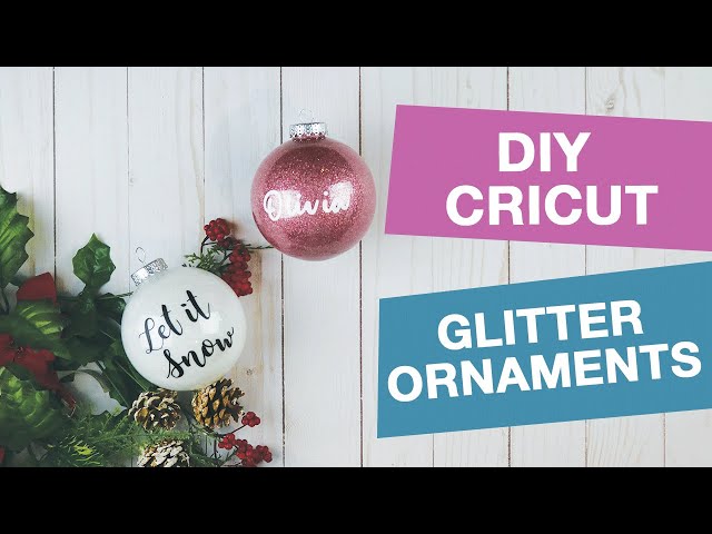 Easy DIY Glitter Ornaments For Beginners 