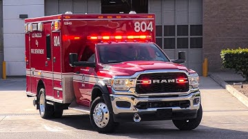 LAFD Rescue 804 Responding