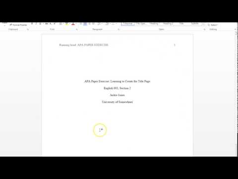 Video: How To Draw Up A Title Page Correctly