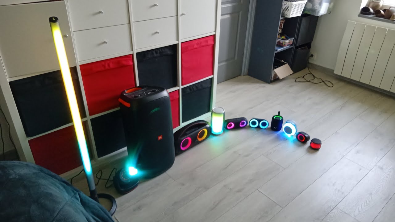 All of my lightshow speaker and partylight startup and shutdown