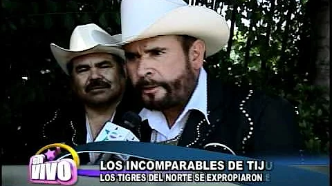 Tigres del norte les roba tema al grupo Los Incomparables de Tijuana. Entrevista para EN VIVO.