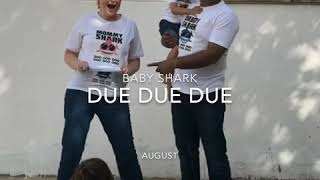Baby shark baby announcement