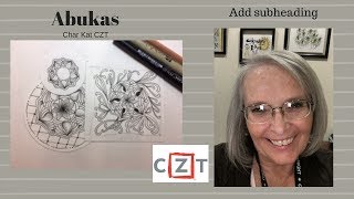 Tangle  Art Lesson Abukas Tangle Pattern #366