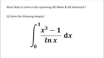 Most likely to Come in the upcoming JEE exam. EXTREMELY difficult integration problem DESTROYED.