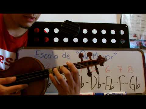 Escala de Sol Bemol Mayor (Gb)- Violín