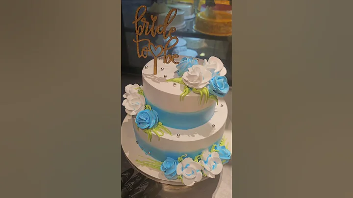 Bride to be...Twotier Design Wedding Cake Making #cake #new #trending #shorts #video #food #family