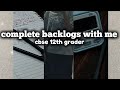 COMPLETE BACKLOGS WITH ME| CBSE 12TH GRADER| #12thclass #boardexamprep #summervacation