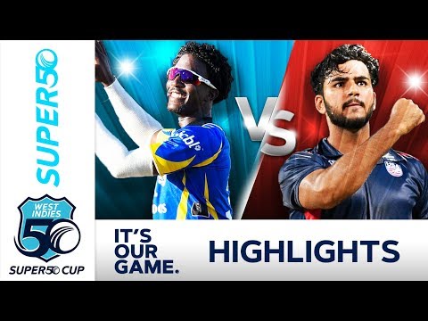 Springer Shines In Close Match | Barbados v USA | Super50 Cup 2018 - Extended Highlights