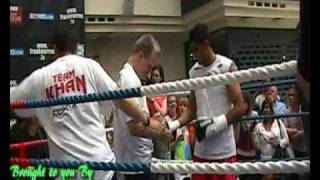 Amir Khan Live At Manchester Triangle Shopping Centre Public Workout Part 2