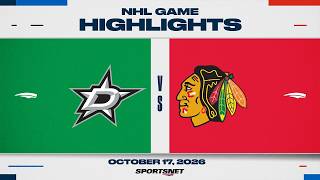 NHL Highlights | Stars vs. Blackhawks - October 17, 2026