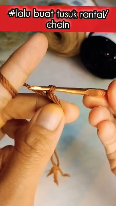 📌Dasar Merajut Untuk Pemula #tutorial #crochet #rajut