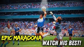 Diego Maradona | Unforgettable Soccer Highlights! ⚽️🥅🏆