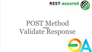 RestAssured- POST - Validate Response