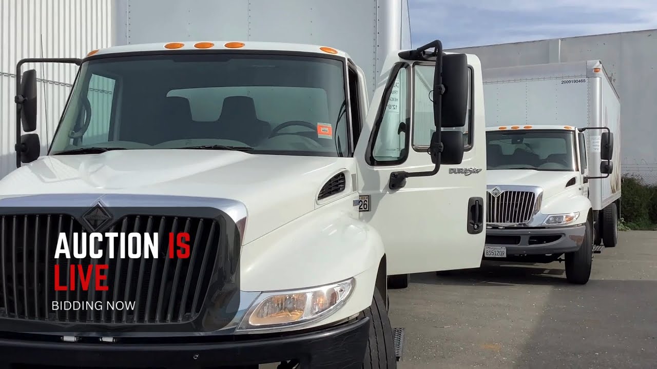 Fleet Liquidation Auction Is Live! Featuring Box & Step Van Trucks!