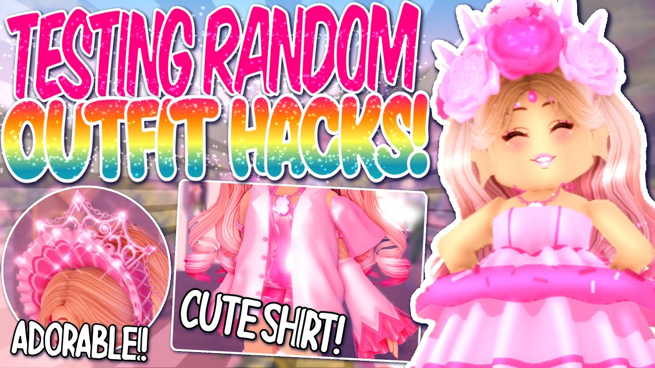 TESTING FANS’ RANDOM OUTFIT HACKS! *SUPER CUTE* ROBLOX Royale High ...