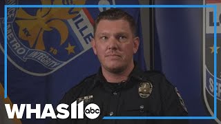 LMPD officer speaks about returning to duty after being shot