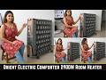 Orient Electric Comforter collection 13 fin oil filled radiator heater 3 heat settings usage review