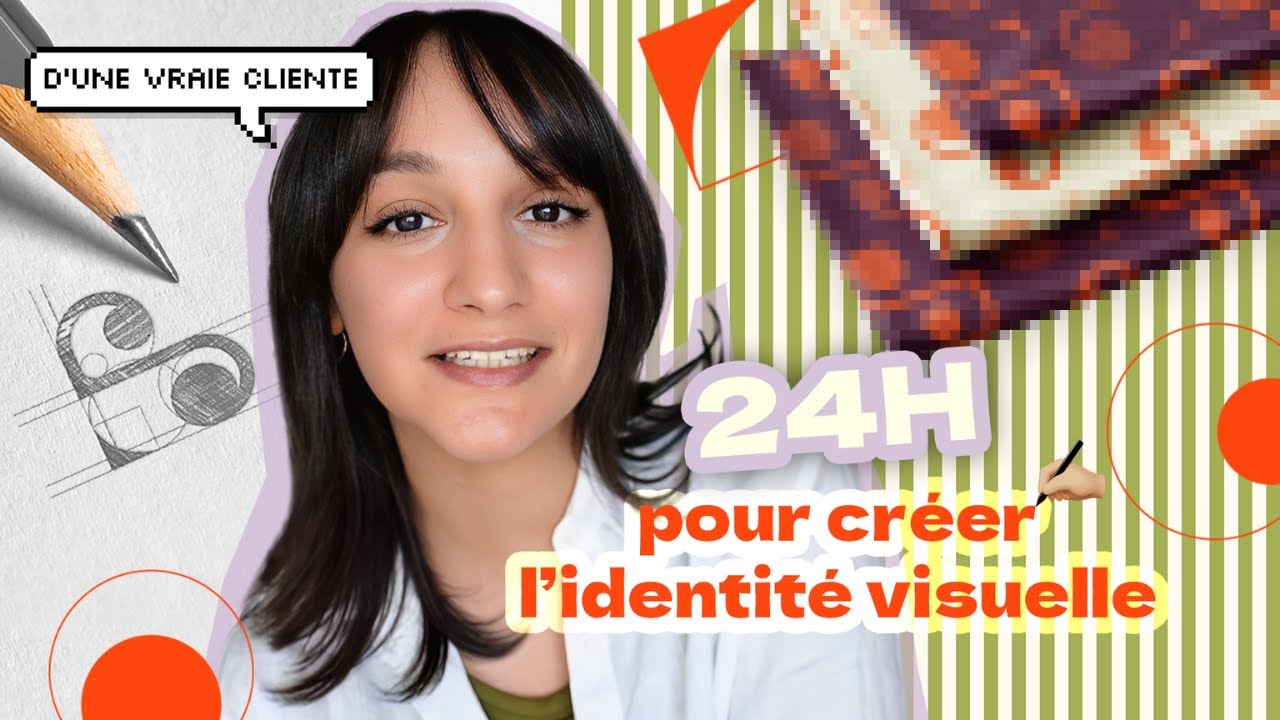 24h pour créer l'identité visuelle d'une vraie cliente ✍️🪩