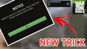 Fixing Warzone Mobile Matchmaking Error! (New Trick)