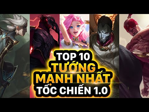 TOP 10 TƯỚNG MẠNH NHẤT LMHT: TỐC CHIẾN PHIÊN BẢN 1.0!